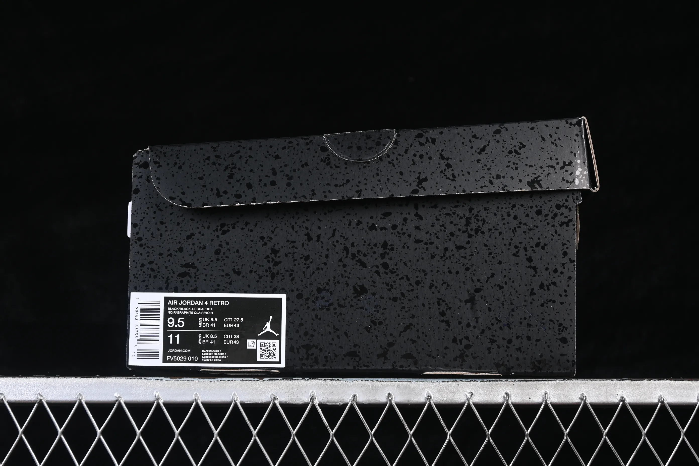 All categories Air Jordan Jordan series basketball shoes Air Jordan 4 TG version Air Jordan 4 Retro "Black Cat" AJ4 Joe 4 new black cat FV5029-010